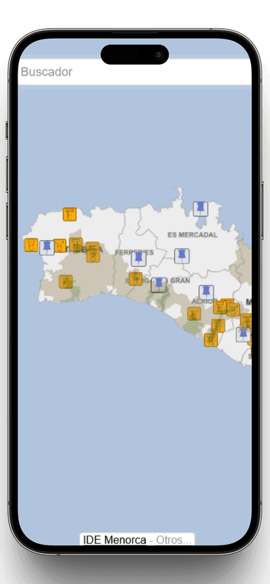 Mockup de mapa